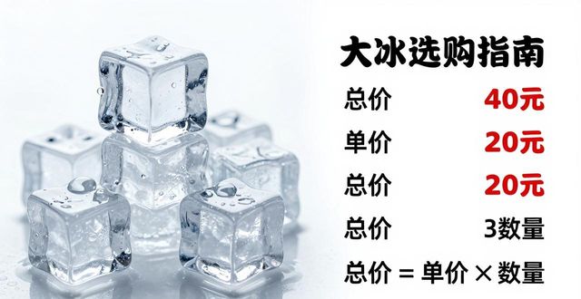 大冰块价格到底怎么算？玄武冰块选购指南