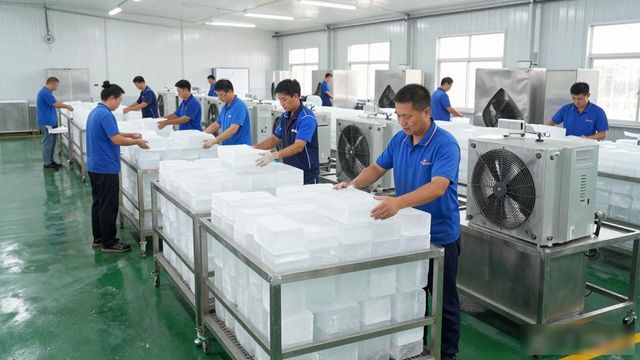 玄武夏季车间降温冰块，工厂师傅都在用这个方法